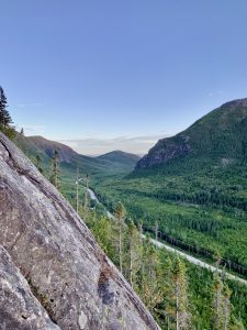 vue sur le parc des grands-jardins en escalade