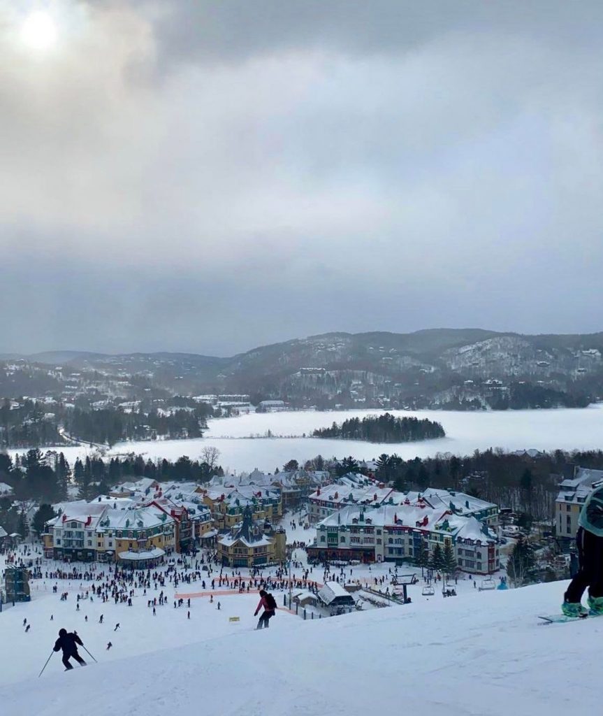 Vue sur le village de Tremblant