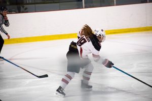 Portrait Justine, femme-nature, hockey