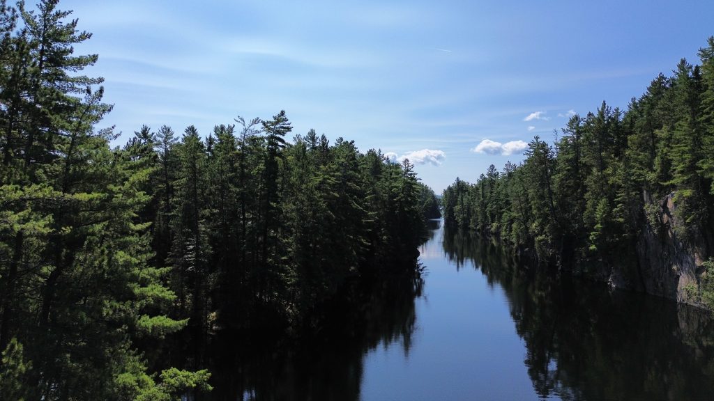 Entrée de la baie du Canal au lac Kipawa