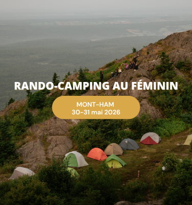Camping au sommet du Mont-Ham – 30 et 31 mai 2026